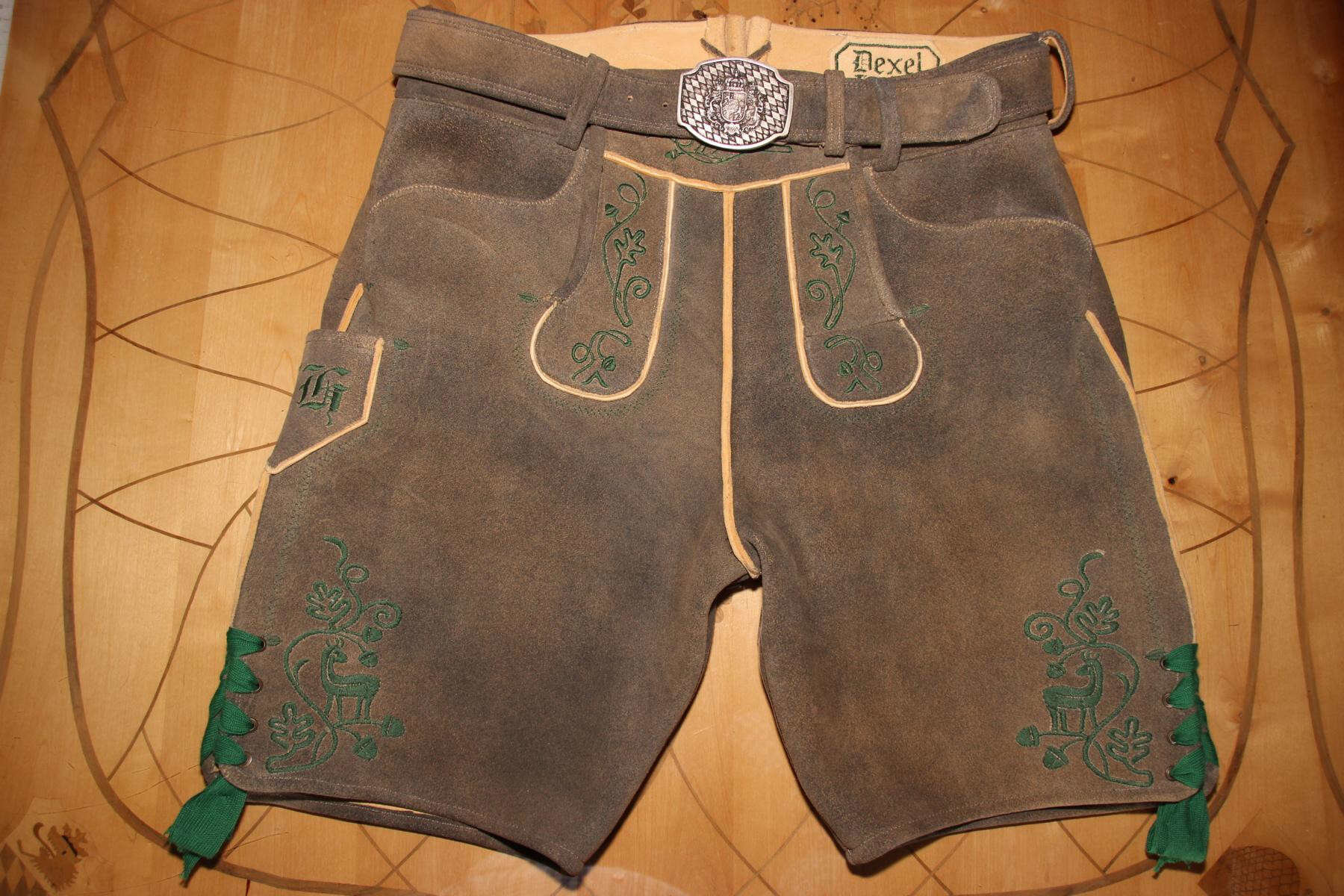 Lederhose von Trachten Dexel Trachtenstoffe-Dirndl-Lederhosen